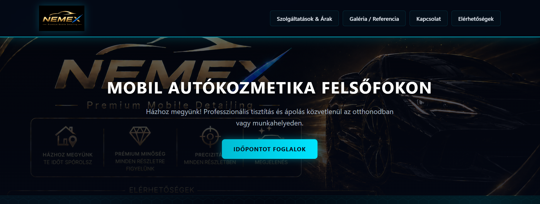 NEMEX Hungary weboldal